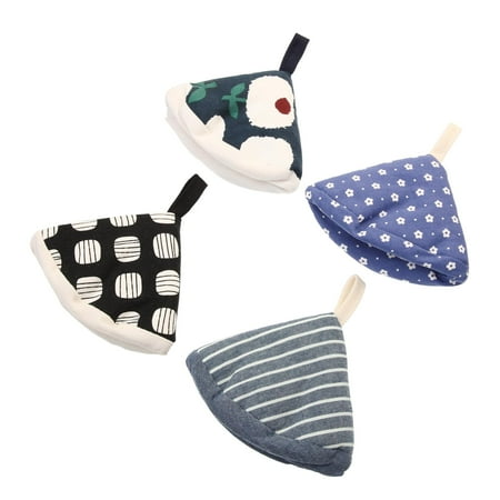 

4Pcs Hot Pot Lid Handle Mitt Scald Pot Knob Grabber Pot Knob Kitchen Hot Pads Mitts Hot Handle Holder Pan Handle Grip C48