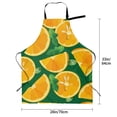 thumbnail image 5 of Picia Orange Waterproof Apron for Unisex Adult - Adjustable Bib Apron with Pockets, Ideal for Cooking, Gardening, Painting, and Household Chores, 5 of 9