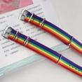 thumbnail image 4 of Korean Style Colorful Couple Rainbow Wristband Fashion Couple Watch-band, 4 of 9