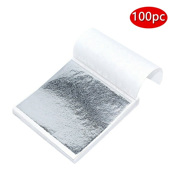 100 Sheets Imitation Gold Foil Paper Leaf Gilding DIY Art Craft Paper Birthday Party Wedding Cake Dessert Decorations