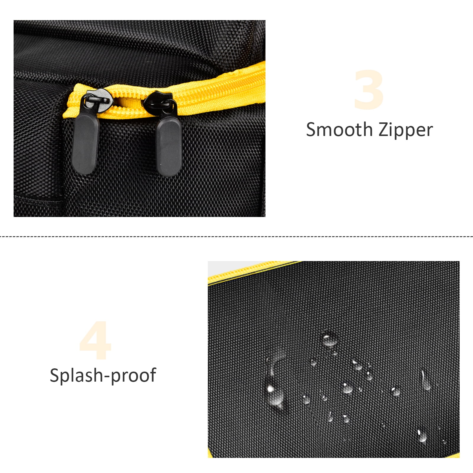 Air Compressor Case Compatible with DEWALT 20V MAX Tire Inflator DCC020IB, Cordless Tools Storage Holder-Inner Yellow (Box Only)