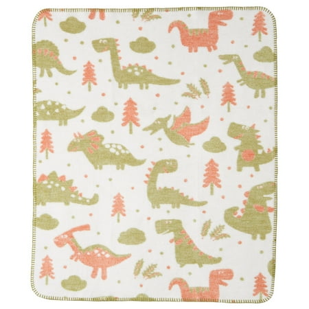 UPC: 8681619870097 | Turkish Cotton Blend Soft Baby Blanket Dino