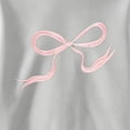 thumbnail image 4 of DOZINSIX Girls 4-Pack Crewneck Sweatshirts 2-13Y Bow Print Fall Winter Fleece Lined Warm Cotton Pullover Tops, 4 of 9