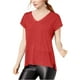 thumbnail image 1 of bar III Camiseta básica de medios mixtos para mujer, rojo, extragrande bar III  Camiseta básica, 1 of 2