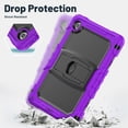 thumbnail image 4 of FJLBDE Case for Lenovo Tab 10.1 inch 2025 Release (TB-311FU/TB-311XU), Rugged Shockproof Tablet Cases Cover with Kickstand Shoulder Strap, Purple, 4 of 7