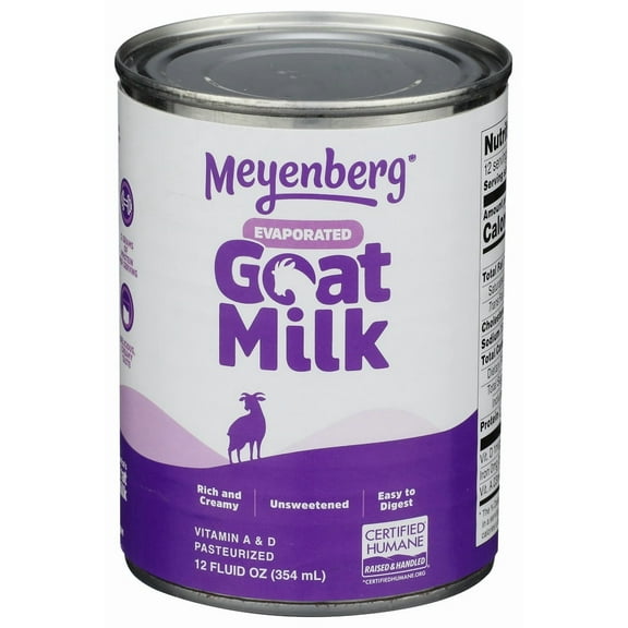 Pack of 12 Meyenberg Goat Milk Liquid Evaporated 12 fl oz