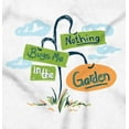 thumbnail image 2 of Nothing Bugs Me in the Garden Pun Womens Fitted Plus Size Graphic Tee Brisco Brands 2X, 2 of 5