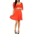 thumbnail image 1 of Women's 3/4-sleeve Maternity Dress, 1 of 4
