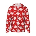 thumbnail image 2 of Lsque Maple Leaves UPF 50+ Lightweight Sun Protection Men's Women's Long Sleeve Shirt, Hoodie Performance -3X-Large, 2 of 9