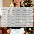 thumbnail image 3 of ITSAME Christmas Sweater for Girls (5-15) Snowflake Polka Dot Print Crewneck Long Sleeve Knit Pullover for Holiday Party Size 13, 3 of 6