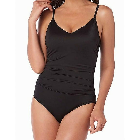 Women's One-Piece Cutout Gathered Swimwear 10