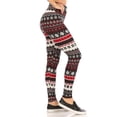 thumbnail image 2 of LAVRA Women's Holiday High Waist Fleece Regular Size Leggings Gift, 2 of 3