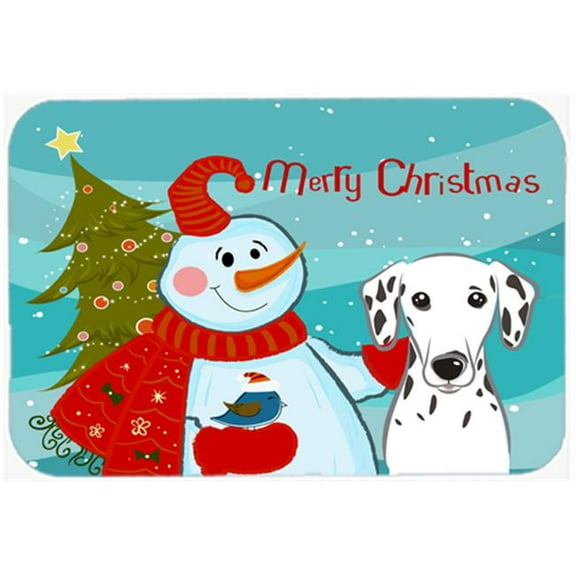 Carolines Treasures Snowman With Dalmatian Mouse Pad