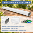 Gutter Color White 2 2 X 3 Inch 45 White Gutter Downspout Extensions - Walmart.com