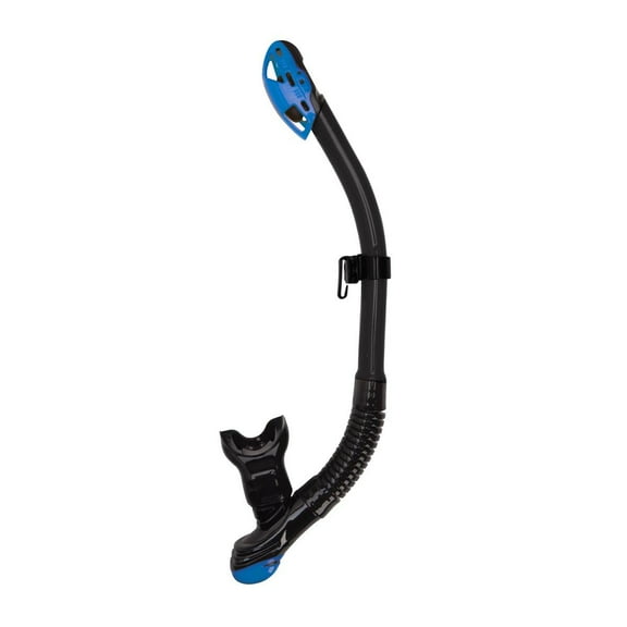 XS Scuba Passage Dry Snorkel (Black/Blue Ice)