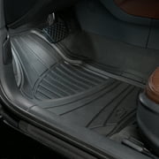 Armor All 3-Piece Full-Coverage Rubber Car Floor Mats Black , 78843WDC