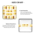 thumbnail image 5 of Gukieu Cute Yellow Duck Print Leather Tissue Box, PVC Waterproof Velcro Opening and Closing Square Tissue Box Holder, Suitable for Home and Office Decoration, 5 of 7