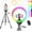 RGB, variant on For TikTok, Zoom & Video Recording – 50" Phone Tripod with Ring Light Stand, LED Ring Light (Remote Included), 3 Color Modes & 10 Brightness Levels, for iPhone & Android