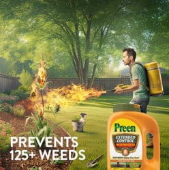 Preen Extended Control Weed Preventer - 13.75 lb. Bag - Covers 2,245 Sq. ft.