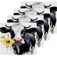 thumbnail image 2 of 2PCS Cows Towels Cotton Washcloths Set,Quick Drying & Absorbent Soft Bathroom Hand Towel Lightweight & Portable Fingertip Towel Decor Gift, 2 of 7