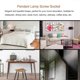 thumbnail image 3 of Vintage Industrial Ceiling Light Base Holder Pendant Bulb Lamp Screw Socket Pendant Lamp Base Holder (gold) - Youa, 3 of 5