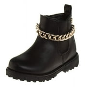 Badgley Mischka Toddler Girls' Winter Fashion Boots - Black, 10