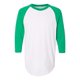 thumbnail image 1 of Augusta Sportswear Camiseta de béisbol 2.0, Blanco/Kelly, S Ropa deportiva Augusta 4420, 1 of 1