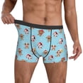 thumbnail image 3 of Men's Boxer Briefs, winter cow cute Soft Comfy Mens Underwear Boxer Briefs Breathable With Widen Waist, 3 of 7