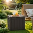 thumbnail image 2 of Homall 40 Gallon Resin Outdoor Storage Box with Lockable Lid Waterproof Resin Deck Box for Patio, 2 of 7