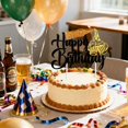thumbnail image 2 of Adorno para Pastel LCRSNMBSRA Cerveza Feliz Cumpleaños con Brillo, 2 of 7