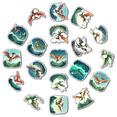 thumbnail image 1 of Flying Dragon Fantasy Fridge Magnet Cute Refrigerator Magnet Colorful Mountain Decorative Magnet for Metal Surface Fridge Whiteboard, 1 of 5