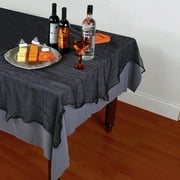 Black Cheesecloth Tablecover