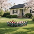 thumbnail image 3 of Plastic Flower Garden Stake Ornament Outdoor Yard Decorative Ground Insert Figurine For Patio Backyard Decoration, 3 of 5
