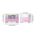Body Glitter Gel for Body Face Hair and Lip,Color Changing