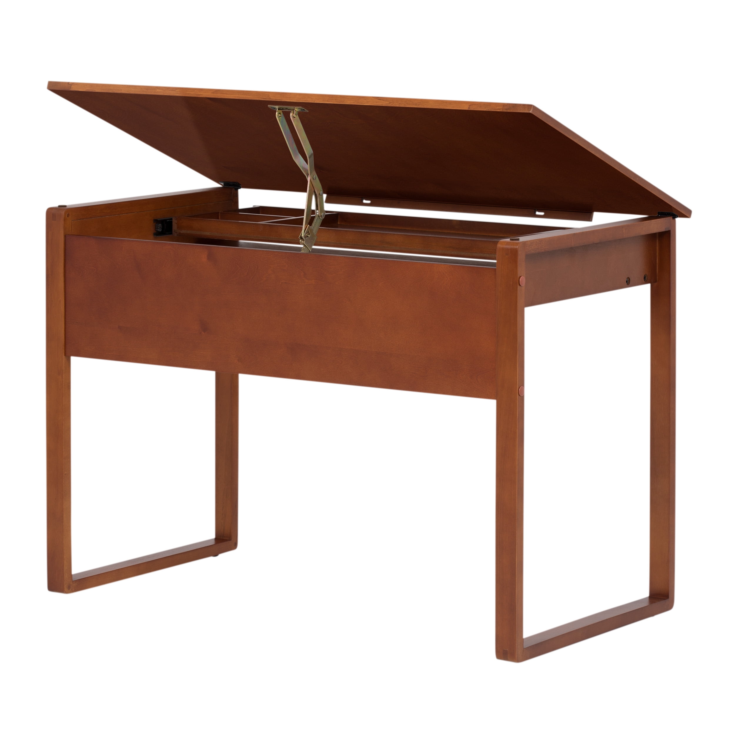 Studio Designs Ponderosa Wood Drawing Table With Tilt In Sonoma Brown 13285 Walmart Com Walmart Com