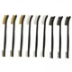 thumbnail image 1 of Cepillo De Alambre De 3x9 Uds., Cepillo De Nailon De Acero Y Latón, Cepillo De Limpieza Para Eliminación De Ducha, 1 of 7
