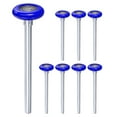 thumbnail image 1 of 8 Rouleaux de Porte de Garage en Nylon Bleu 1.8 Pouces, Tige Longue 7 Pouces, Bleu, 1 of 7