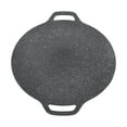 thumbnail image 2 of BBQ Pan, Korean BBQ Grill Pan Large Weight  For Outdoor 33cm, 2 of 8