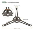 thumbnail image 2 of Uxcell Microwave Oven Glass Turntable Support Holder Triangle Roller Rotating Bracket 2 Pcs, 2 of 6