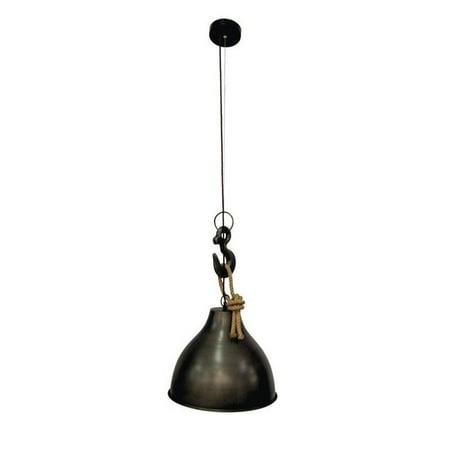 

Maklaine Modern Ceiling Pendant Light Fixture in Antique Zinc