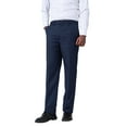thumbnail image 4 of AZoiNM Men's Slim Fit Dress Pants Flat Front Business Casual Trousers 4 Pocket Polyester Viscose Blend, 4 of 11