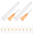 thumbnail image 4 of BRIGHTFUFU Agujas dispensadoras de plástico, 100 Uds., 25g, 13mm, aguja dispensadora de líquido Industrial para rellenar tintas líquidas, pegamento adhesivo naranja, 4 of 8