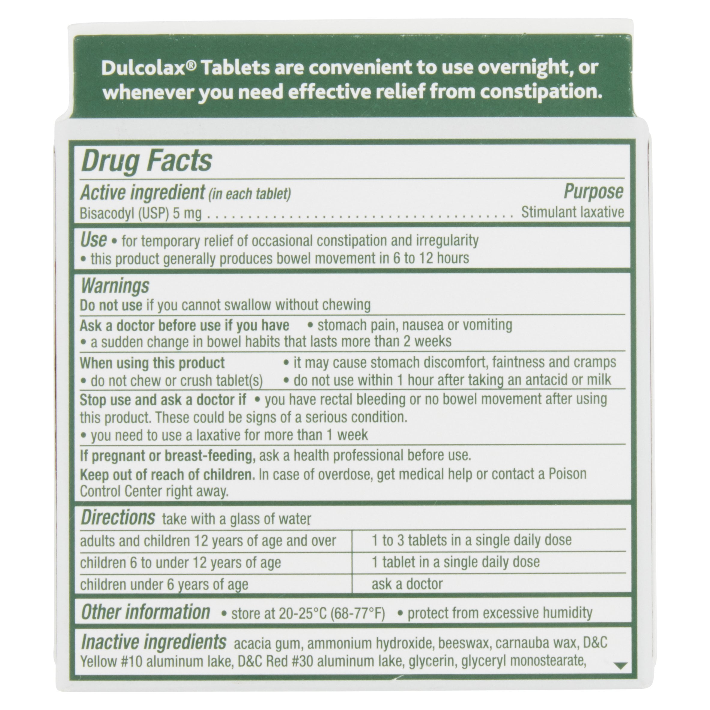 Dulcolax child dosage drugs.com