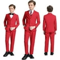 thumbnail image 2 of Lycody Boy's Formal Suit Set Slim Fit Kids Tuxedo Suits for Wedding Teen Toddler Boy Dress Suit Outfit, 2 of 5