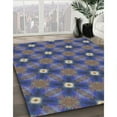thumbnail image 3 of Ahgly Company Machine Washable Indoor Square Transitional Lavender Purple Area Rugs, 4' Square, 3 of 7