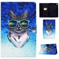 thumbnail image 1 of SaniMore Case for Lenovo Tab M10 10.1 inch 3rd Generation TB-328F, PU Leather Tablet Auto Wake/Sleep Card Holder Anti-slip Strip Kickstand Shockproof TPU Backplane Wallet Case, Headset Cat, 1 of 12