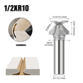 thumbnail image 4 of Herramienta de Formación Integrada para Doblado de R10 Cuchillo para Doblado de de Gabinete de Pared de Puerta de Madera 1/2xR10 Adecuado para Espesores de 9-12 mm, 4 of 5