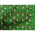 thumbnail image 4 of oneOone Cotton Poplin Green Fabric Merry Christmas Sewing Craft Projects Fabric Prints By Yard 42 Inch Wide, 4 of 4