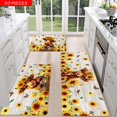 thumbnail image 6 of 2pcs or 3pcs Highland Cow Sunflower - Soft Flannel Mat Suitable for Kitchen, Bathroom, Entryway - Cute Scottish Cow Mat, Farmhouse Decor, Hand Washable & Mat, 6 of 13
