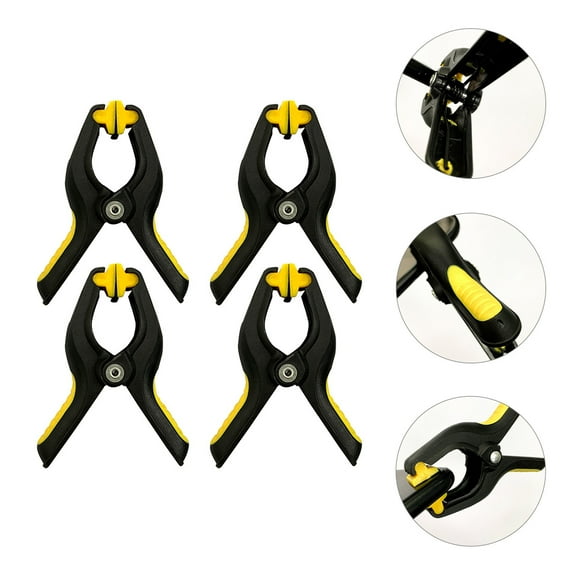 HEALEEP Screen Fastening Clamps Abs Black 4Pcs For Mobile Phone Screen Repair